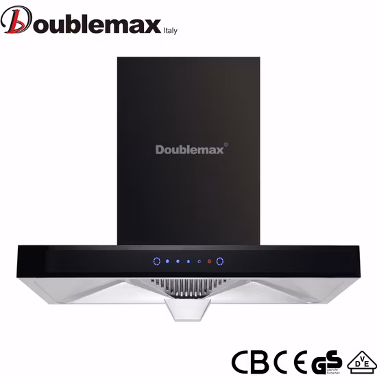 Doublemax 인기 블랙 피라미드 레인지 후드